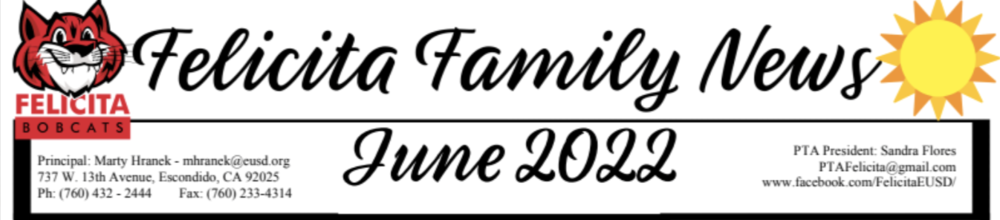 Felicita Family News 🐾 June 2022