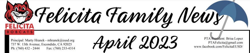 Felicita Family News 🐾 April 2023