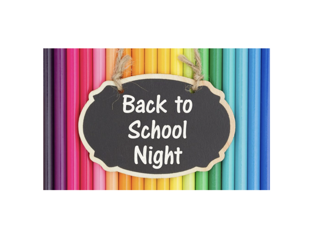 Back to School Night image with color pencils