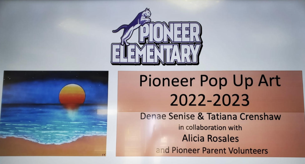 Pioneer Pop Up Art