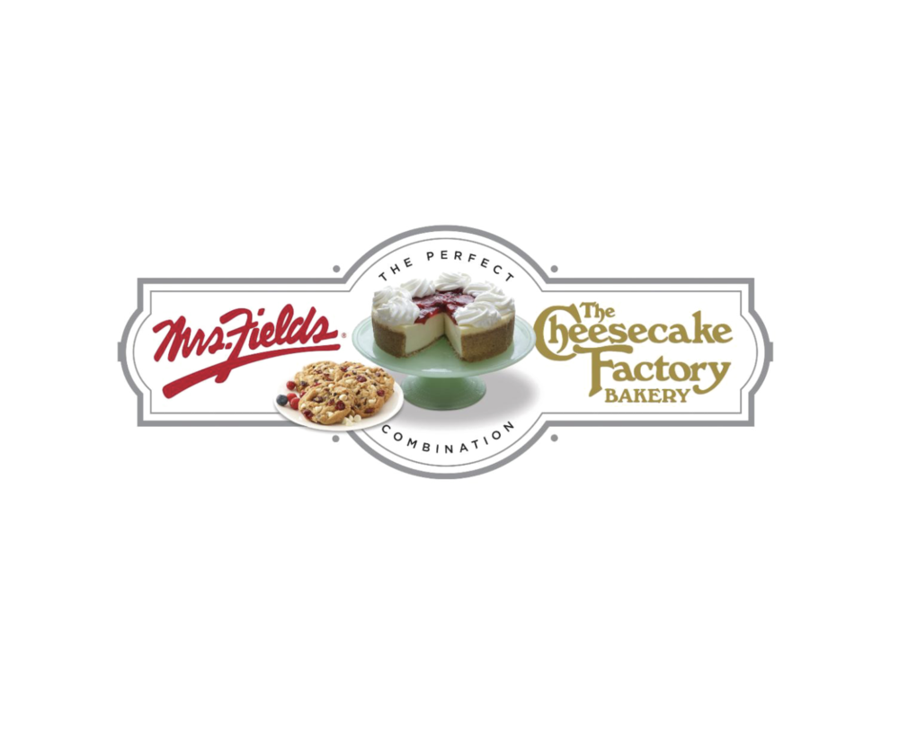 Mrs. Fields Cookies & The Cheesecake Factory logos