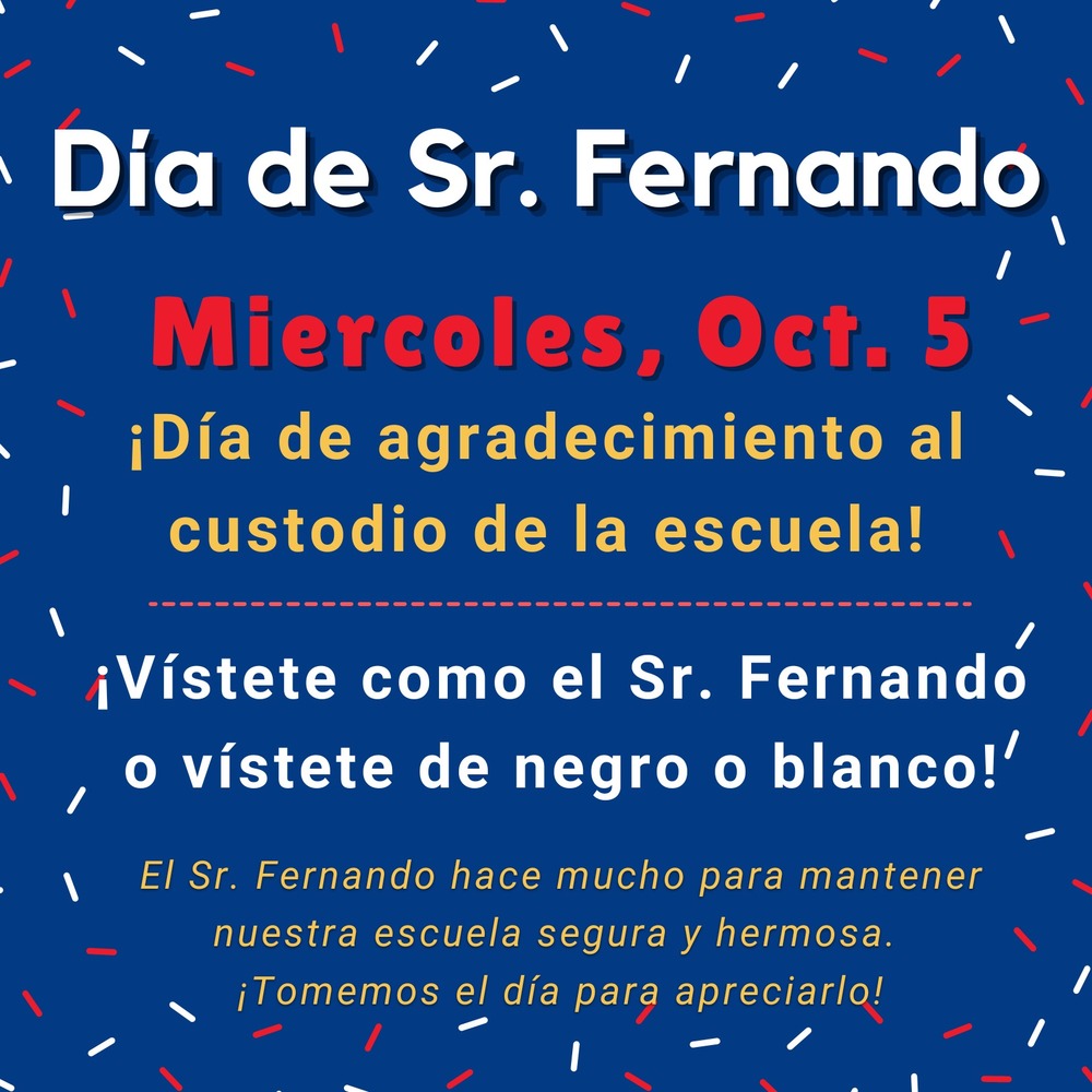 ¡Día del Sr. Fernando!