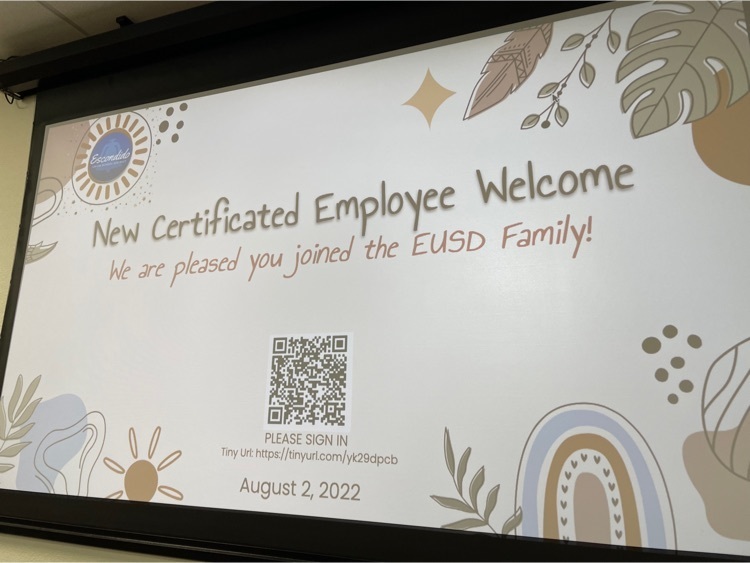 welcome new EUSD staff slide