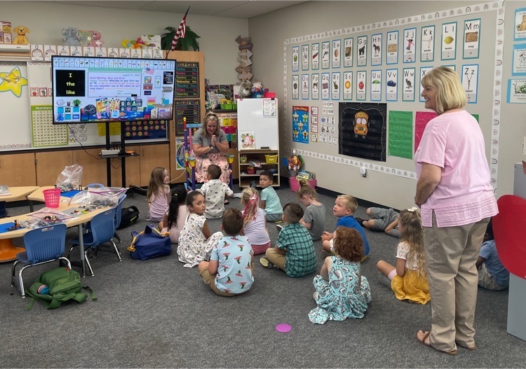Transitional Kindergarten Teacher with Students in Class